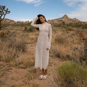 My Ashlyn Paige Stevie Lace Maxi Dress